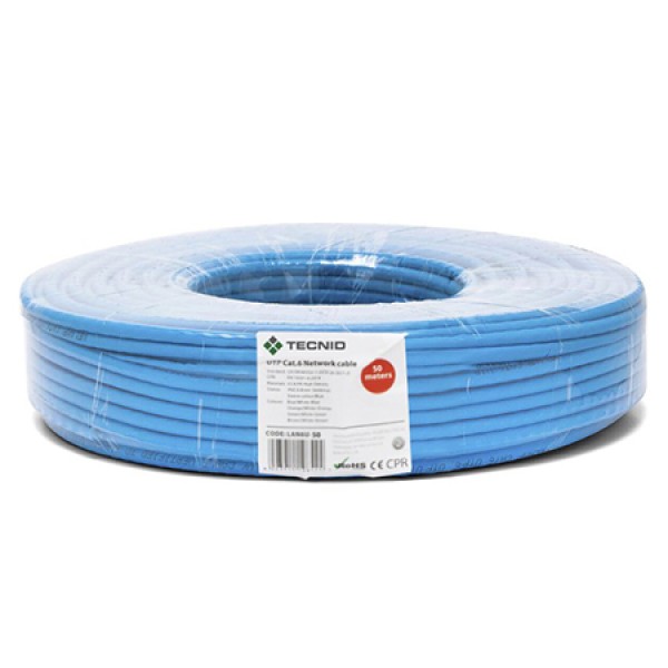CABLU UTP CAT6 CCA 24AWG 50M