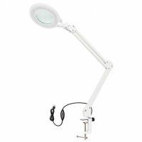 LAMPA LED 12W CU LUPA 3X BRAT REGLABIL - ALB