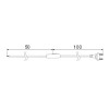 CABLU ALIMENTARE 2X0.75 CU INTRERUPATOR 1.5M - NEGRU
