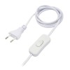 CABLU ALIMENTARE 2X0.75 CU INTRERUPATOR 1.5M - ALB