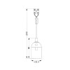 DULIE SOCLU E27 CU CONECTOR RAPID CABLU 16CM - NEGRU