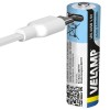 SET 4 ACUMULATORI LR6 AA 1400MAH CU INCARCARE TIP C VELAMP SET 4 ACUMULATORI LR6 AA 1400MAH CU INCARCARE TIP C VELAMP