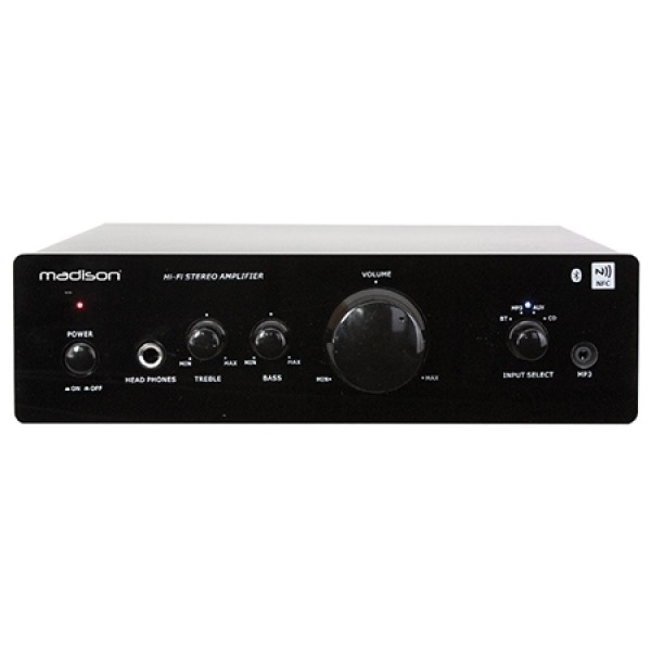 Amplificator 2x50w cu bluetooth și nfc - sonorizare premium
