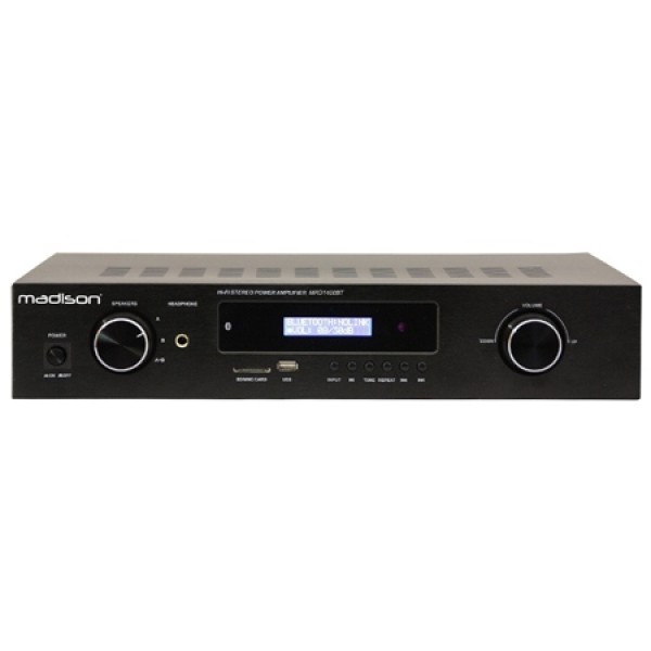Amplificator 2x180w cu tuner usb/bt/sd - sonorizare premium