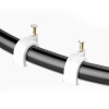 Set 50 buc cleme plastic 4mm - alb, durabile și ușor de instalare Set 50 buc cleme plastic 4mm - alb, durabile și ușor de instalare