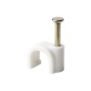 Set 50 buc cleme plastic 7mm - alb, organizare cabluri, durabilitate înaltă Set 50 buc cleme plastic 7mm - alb, organizare cabluri, durabilitate înaltă