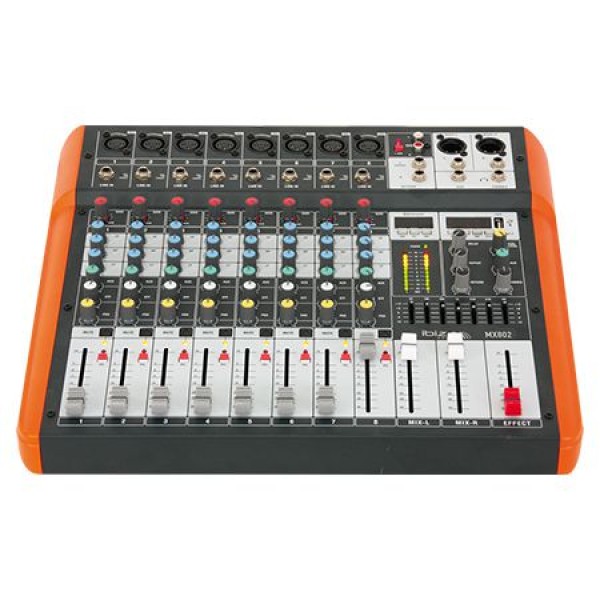 MIXER 8 CANALE CU EGALIZATOR, EFECTE, USB SI BLUETOOTH MIXER 8 CANALE CU EGALIZATOR, EFECTE, USB SI BLUETOOTH
