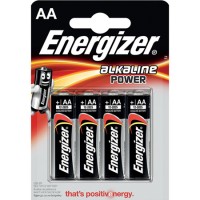 Set 4 baterii alcaline energizer lr6 aa - durată de viață de 5 ani, performanță fiabilă