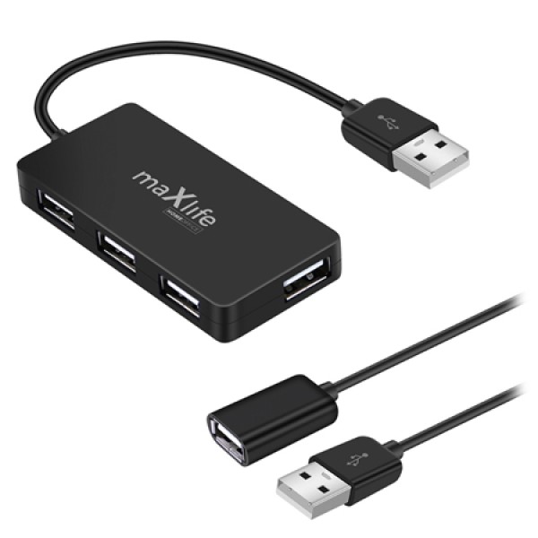 USB HUB 4 USB CABLU 0.15M + CABLU 1.5M