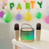 MINI BOXA KARAOKE CU MICROFON WIRELESS - ROZ