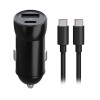 INCARCATOR AUTO 1XUSB 20W + 1X USB-C 60W + CABLU USBC - USB-C INCARCATOR AUTO 1XUSB 20W + 1X USB-C 60W + CABLU USBC - USB-C
