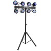 SET 8 PAR-URI 12X1W RGBW + TREPIED SI HUSE TRANSPORT