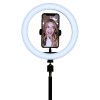 TREPIED SELFIE CU LAMPA CIRCULARA LED 5W 10''/25CM TREPIED SELFIE CU LAMPA CIRCULARA LED 5W 10''/25CM