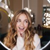 TREPIED SELFIE CU LAMPA CIRCULARA LED 5W 10''/25CM TREPIED SELFIE CU LAMPA CIRCULARA LED 5W 10''/25CM