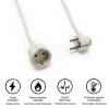 CABLU EXTENSIE 3M(3G1.5MM2)16A - ALB