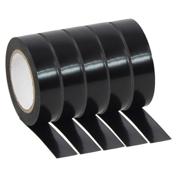SET 5BUC BANDA IZOLATOARE NEAGRA 10M X 15MM SET 5BUC BANDA IZOLATOARE NEAGRA 10M X 15MM