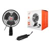 Ventilator auto 24v mini 6 inch pentru camioane și dubă, negru, oscilație