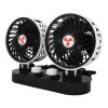 Ventilator dublu auto ltc 24v cu două ventilatoare de 5 inch, alb Ventilator dublu auto ltc 24v cu două ventilatoare de 5 inch, alb