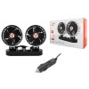 Ventilator dublu auto ltc 24v cu două ventilatoare de 5 inch, alb Ventilator dublu auto ltc 24v cu două ventilatoare de 5 inch, alb