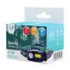 FRONTALA LED 3W + 3W COB 160LM 1200MAH FRONTALA LED 3W + 3W COB 160LM 1200MAH