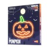 RECLAMA LUMINOASA NEON LED LUMINA VERDE/PORTOCALIE HALLOWEEN