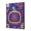 RECLAMA LUMINOASA NEON LED LUMINA VERDE/PORTOCALIE HALLOWEEN