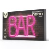RECLAMA LUMINOASA NEON LED LUMINA ROZ MODEL BAR RECLAMA LUMINOASA NEON LED LUMINA ROZ MODEL BAR