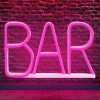 RECLAMA LUMINOASA NEON LED LUMINA ROZ MODEL BAR RECLAMA LUMINOASA NEON LED LUMINA ROZ MODEL BAR