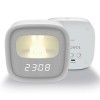 Ceas deșteptător cu lumină veghe, 1200 mah, usb-c, alb, dimmer inclus Ceas deșteptător cu lumină veghe, 1200 mah, usb-c, alb, dimmer inclus