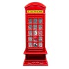 DECORATIUNE CRACIUN ILUMINAT MODEL CABINA TELEFONICA 105X105X260MM