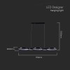 CANDELABRU LED 38W 4000K 95X100CM - NEGRU