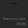 CANDELABRU LED 38W 4000K 95X100CM - NEGRU