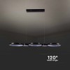 CANDELABRU LED 38W 4000K 95X100CM - NEGRU