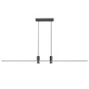 CORP ILUMINAT LED SUSPENDAT 19W 4000K 80CM X 115CM - NEGRU