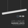 CORP ILUMINAT LED LINIAR 120CM 40W 4000K ALB NEUTRU - ALB