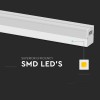 CORP ILUMINAT LED LINIAR 120CM 40W 4000K ALB NEUTRU - ALB