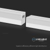 CORP ILUMINAT LED LINIAR 120CM 40W 4000K ALB NEUTRU - ALB
