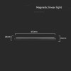 CORP LED MAGNETIC 20W 3000K - NEGRU