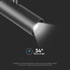 CORP LED MAGNETIC 20W 3000K - NEGRU