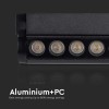 CORP LED MAGNETIC 5W 3000K - NEGRU