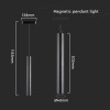 CORP LED MAGNETIC 15W 3000K - NEGRU CORP LED MAGNETIC 15W 3000K - NEGRU