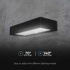 LAMPA EXTERIOARA 6W IP65 4000K INCARCARE SOLARA -NEGRU