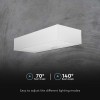 LAMPA EXTERIOARA 6W IP65 4000K INCARCARE SOLARA - ALB