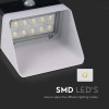 LAMPA EXTERIOARA 2W 4000K INCARCARE SOLARA - ALB/NEGRU