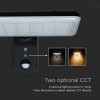 LAMPA EXTERIOARA SOLARA 15W 4000K - 6000K - NEGRU