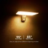 LAMPA EXTERIOARA SOLARA 15W 4000K - 6000K - NEGRU
