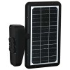 LAMPA EXTERIOARA SOLARA 15W 4000K - 6000K - NEGRU