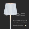 LAMPA LED 1.5W 3IN1 CU ACUMULATOR - ALB