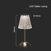 LAMPA BIROU 3W 3IN1 CU ACUMULATOR 1800MAH - NICKEL AURIU