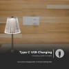 LAMPA BIROU 3W 3IN1 CU ACUMULATOR 1800MAH - NICKEL AURIU